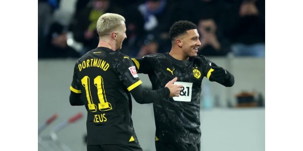 Jadon Sancho erzielte im ersten Rückspiel von Borussia Dortmund einen perfekten Assist